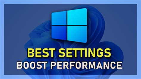 Best Settings to Increase Performance .